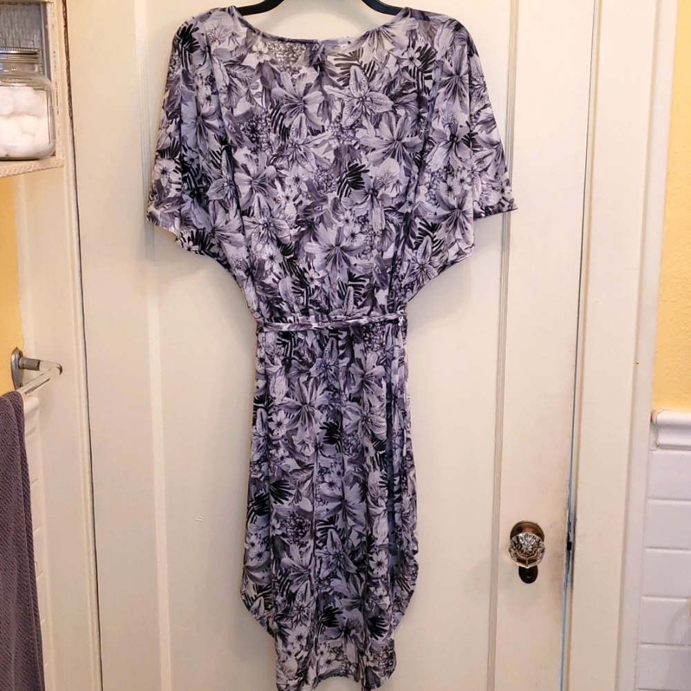 H&M Tropical Floral Swimsuit Cover Up Size L